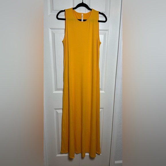 E.C. Dresses & Skirts - Vibrant Yellow Sleeveless Maxi Dress